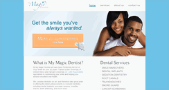 Desktop Screenshot of mymagicdentist.com