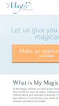 Mobile Screenshot of mymagicdentist.com